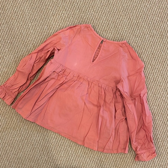 Old Navy 5T coral blouse - Picture 4 of 4